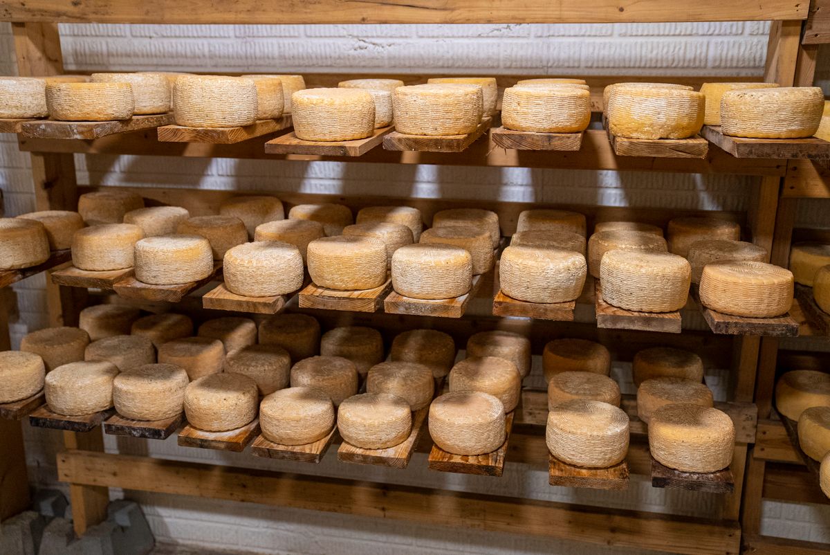 Imported deli pantry shelves