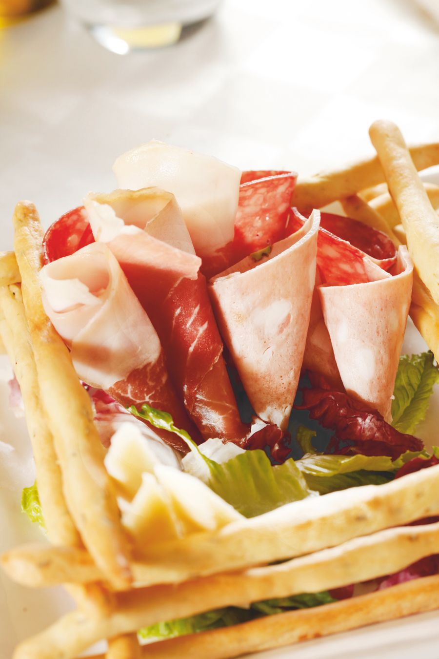 Prosciutto-wrapped antipasti