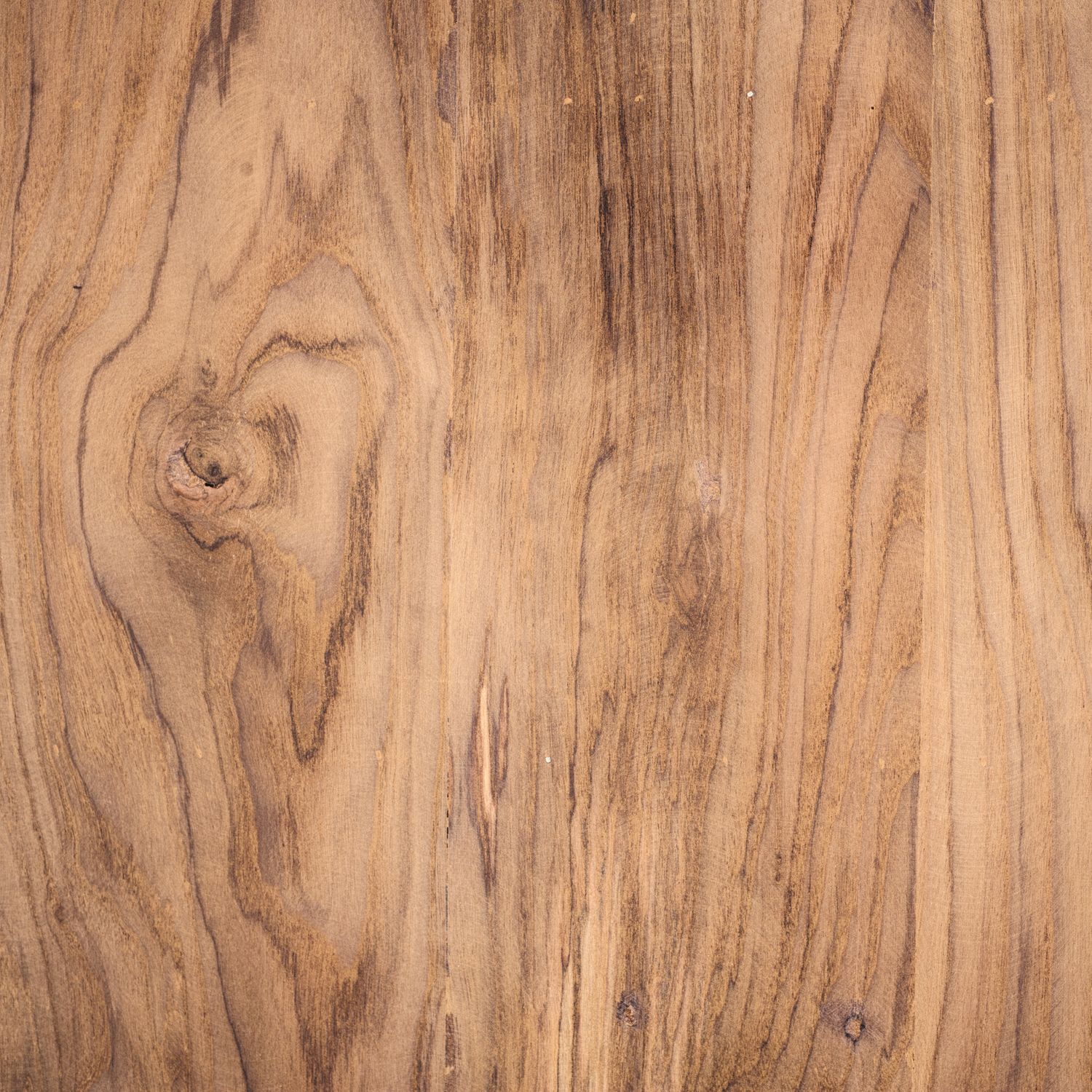 Close-up of warm wood grain — a material sample