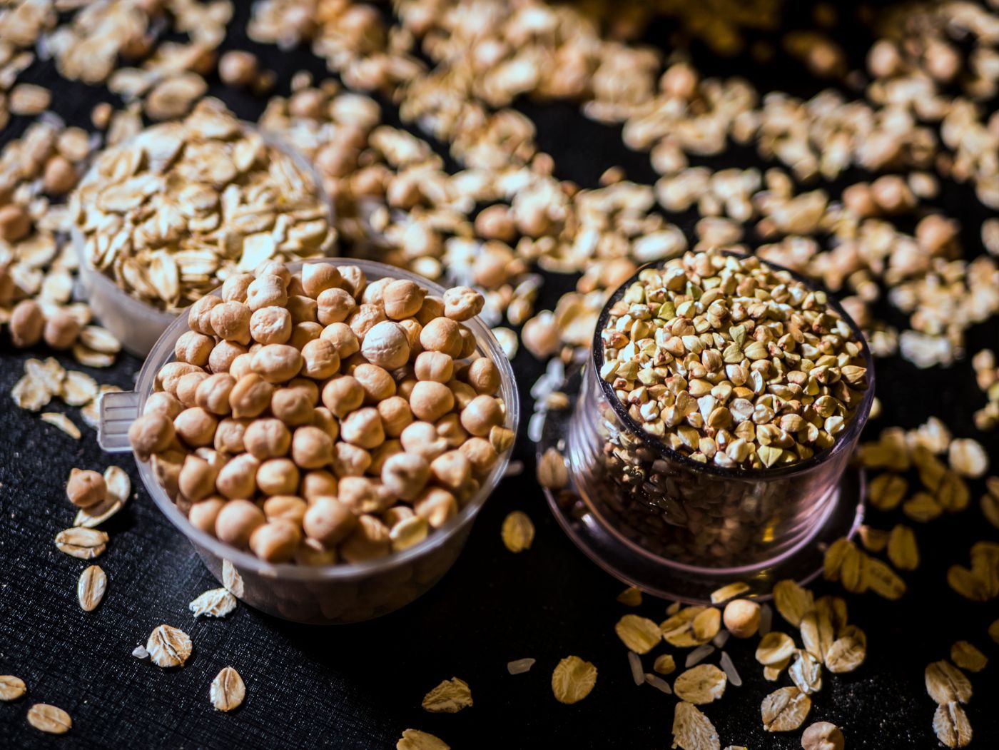 Bowls of grains