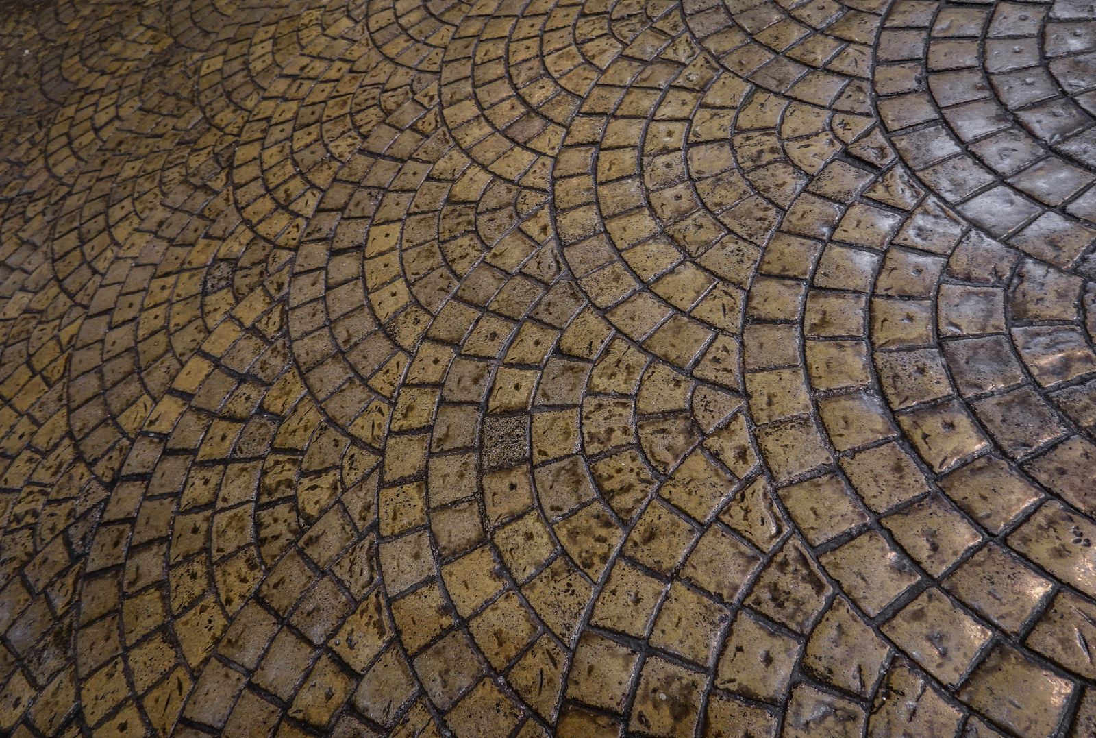 Decorative concrete inlay