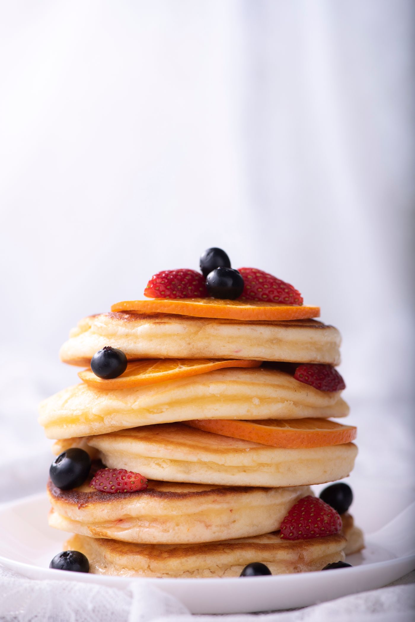 Pancakes with berries