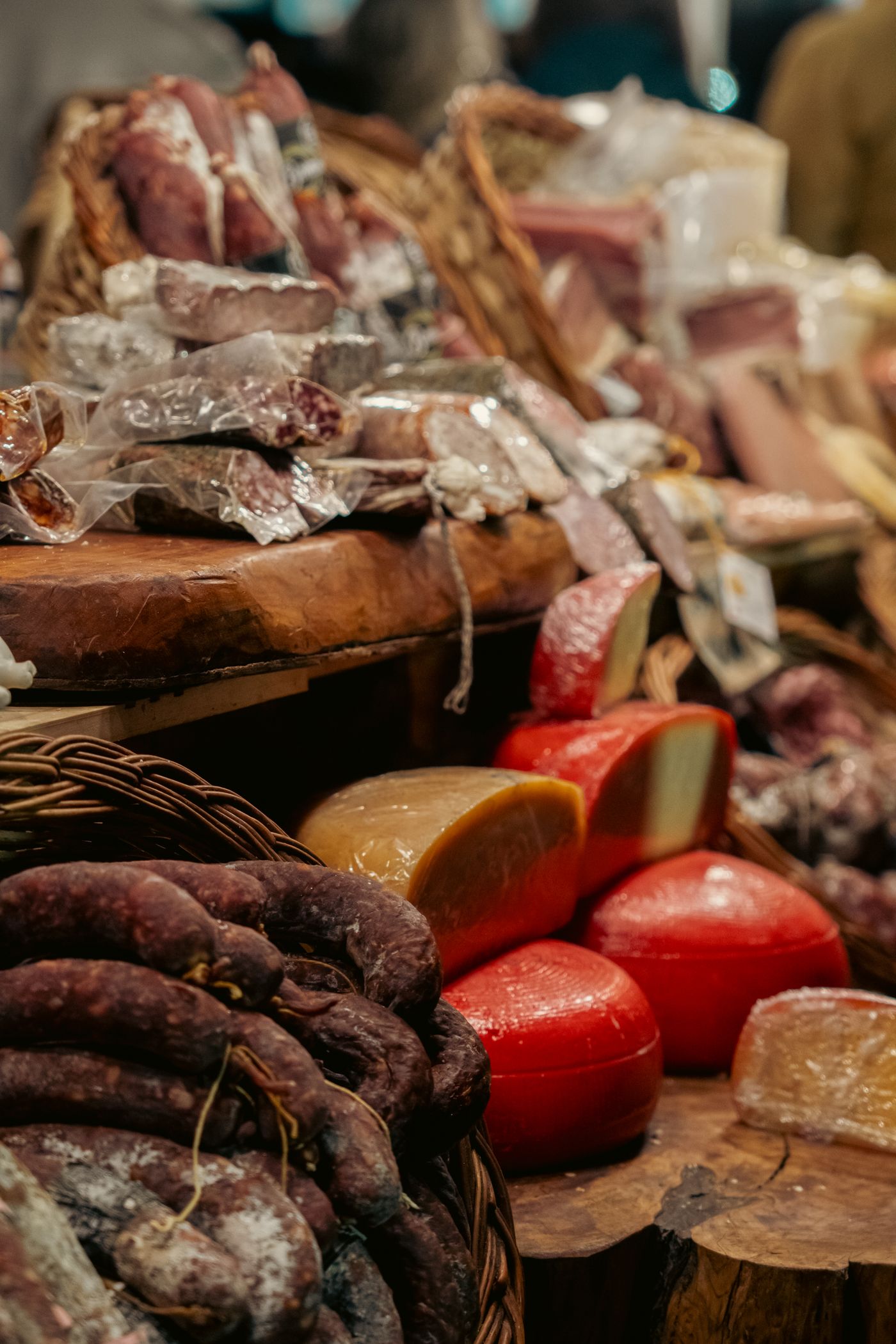 European pantry goods and cheeses