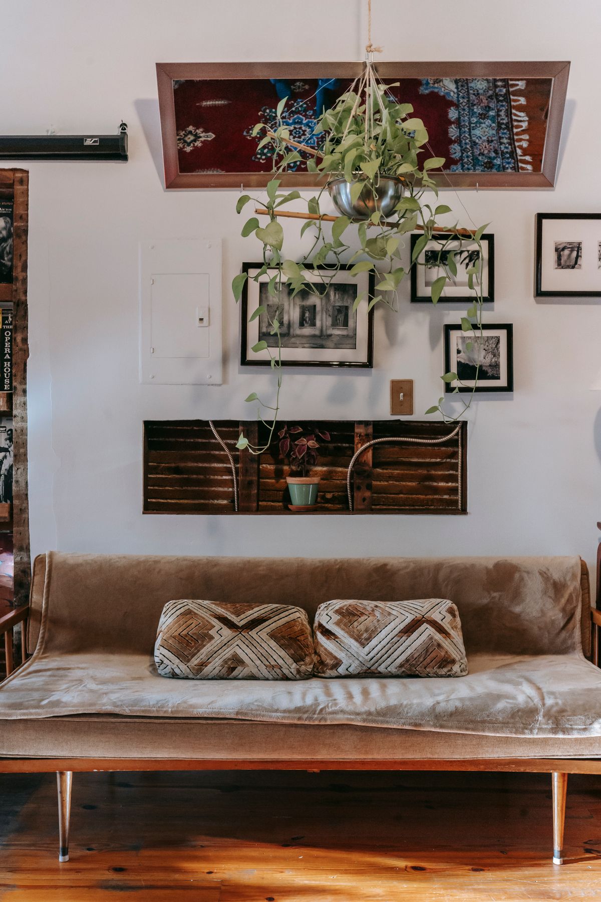 A fully restored open living space after damage repair