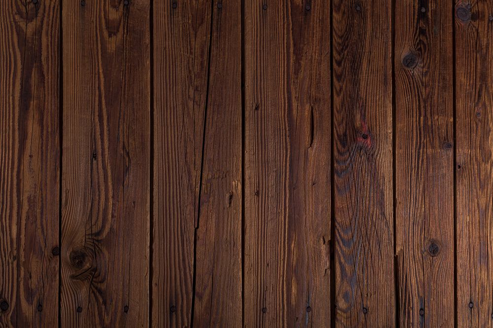 Close-up of rich hardwood plank grain