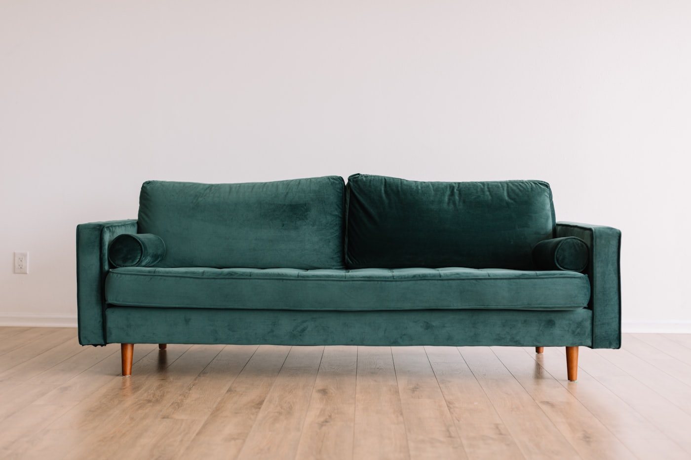 Old sofa removed from a home