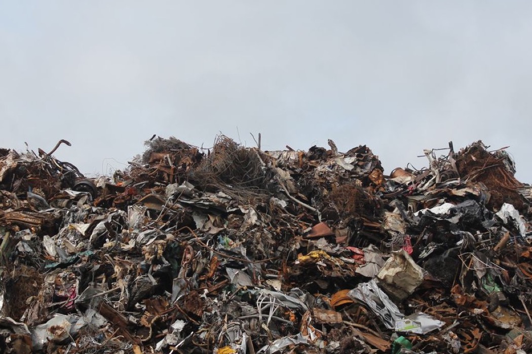 Close-up of mixed scrap