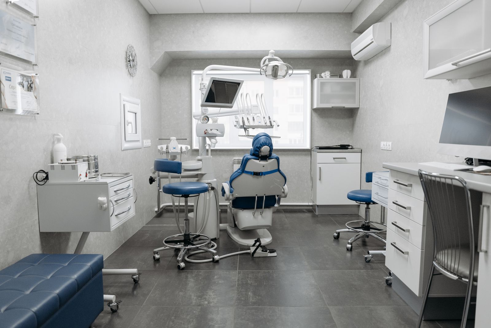 A bright, clean modern dental clinic