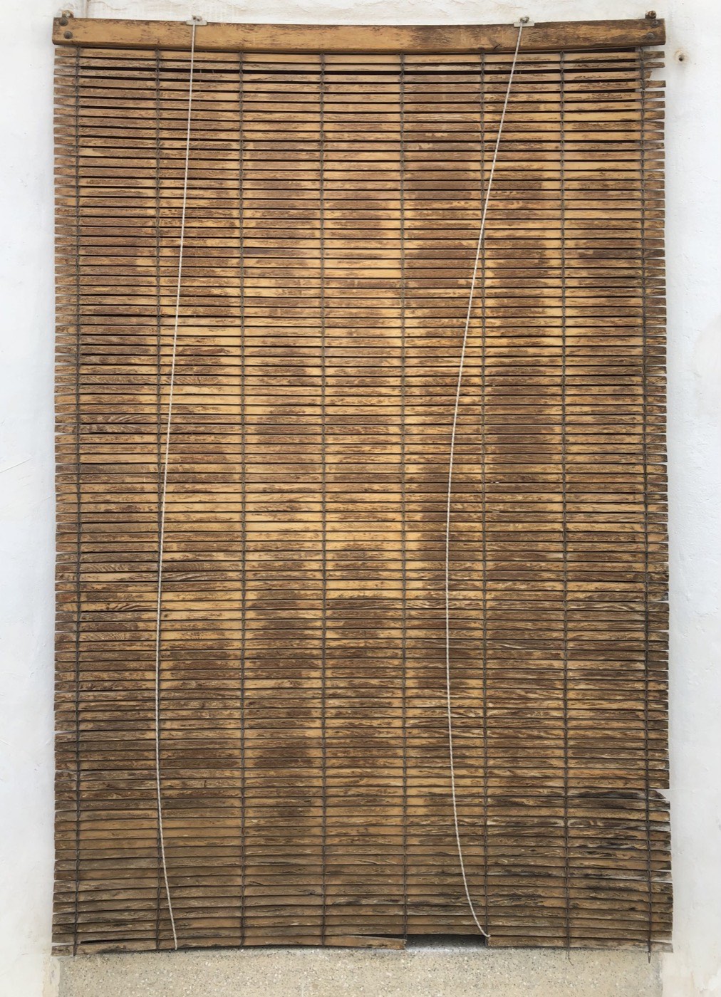 Slatted blind detail