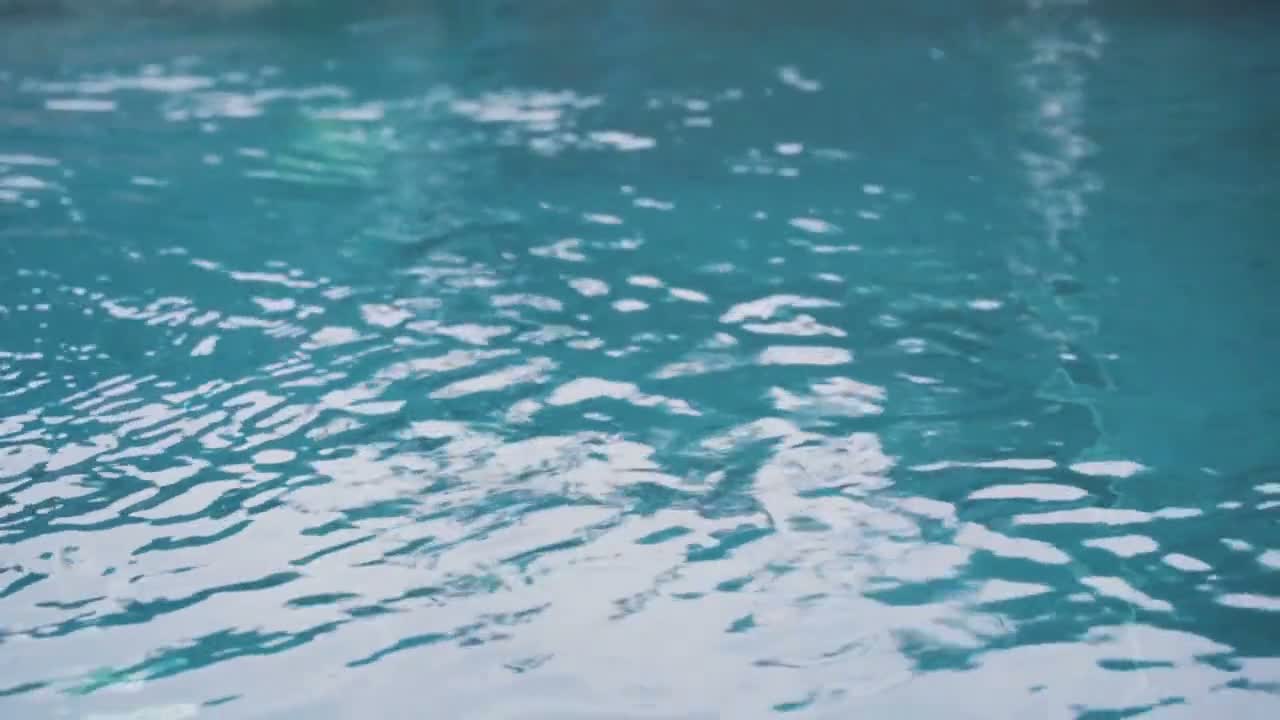 Still pool water surface