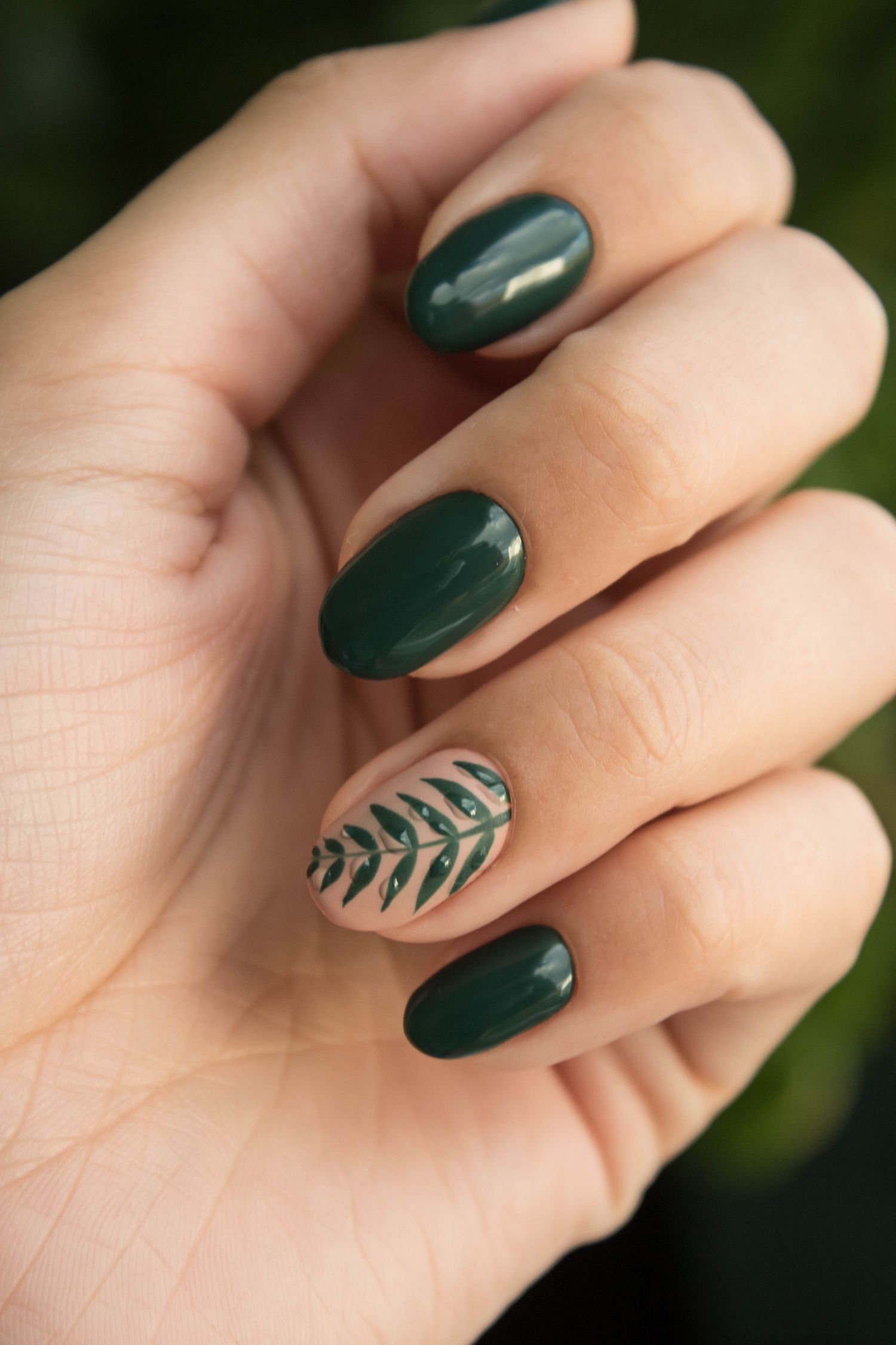 Finished manicure