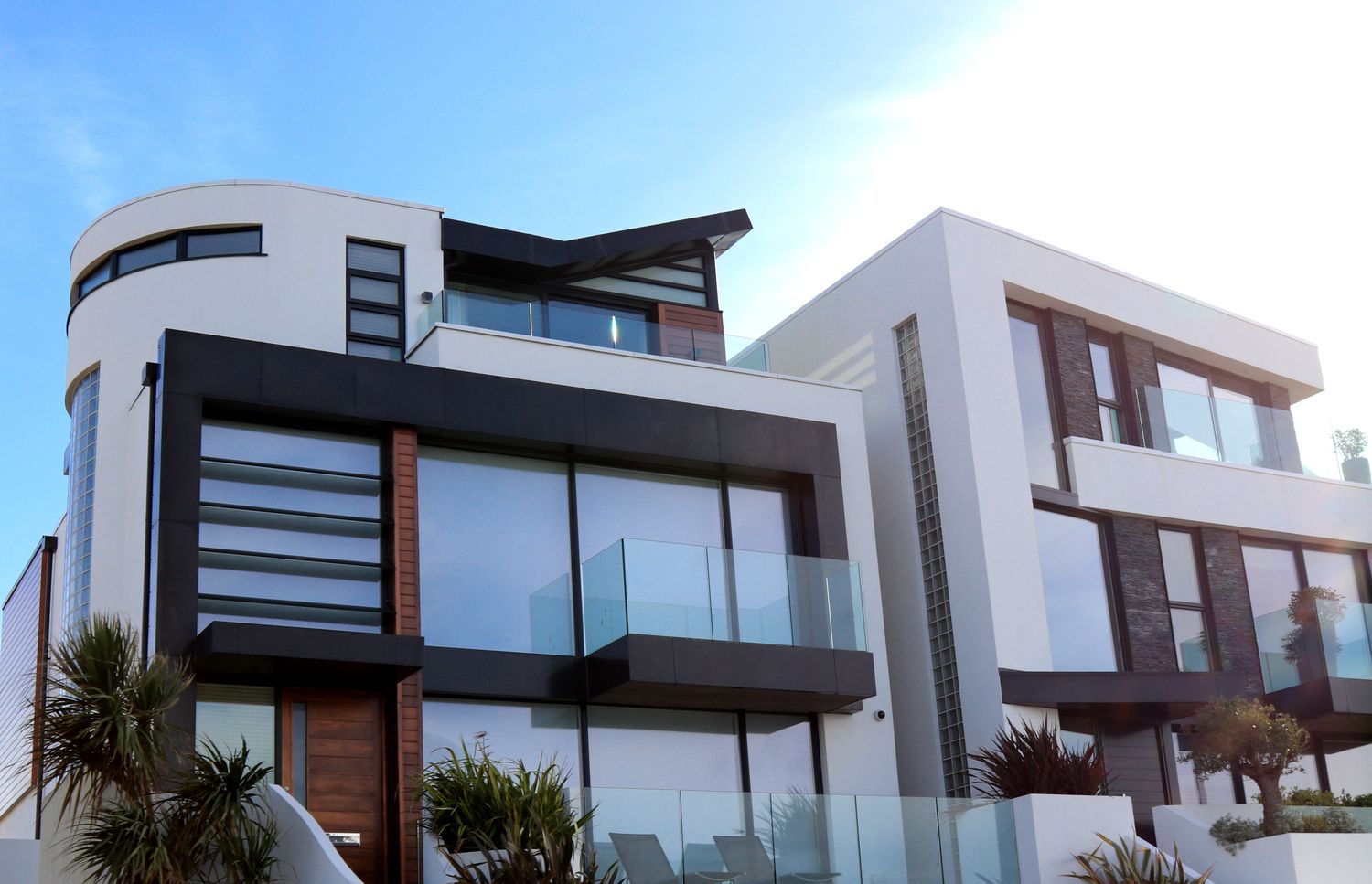 Modern home exterior