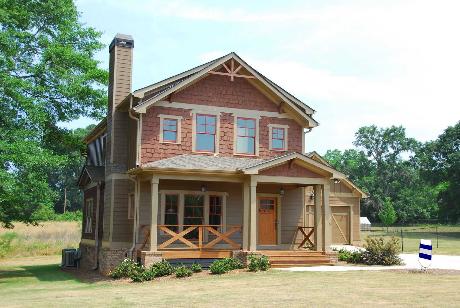 Home set among trees