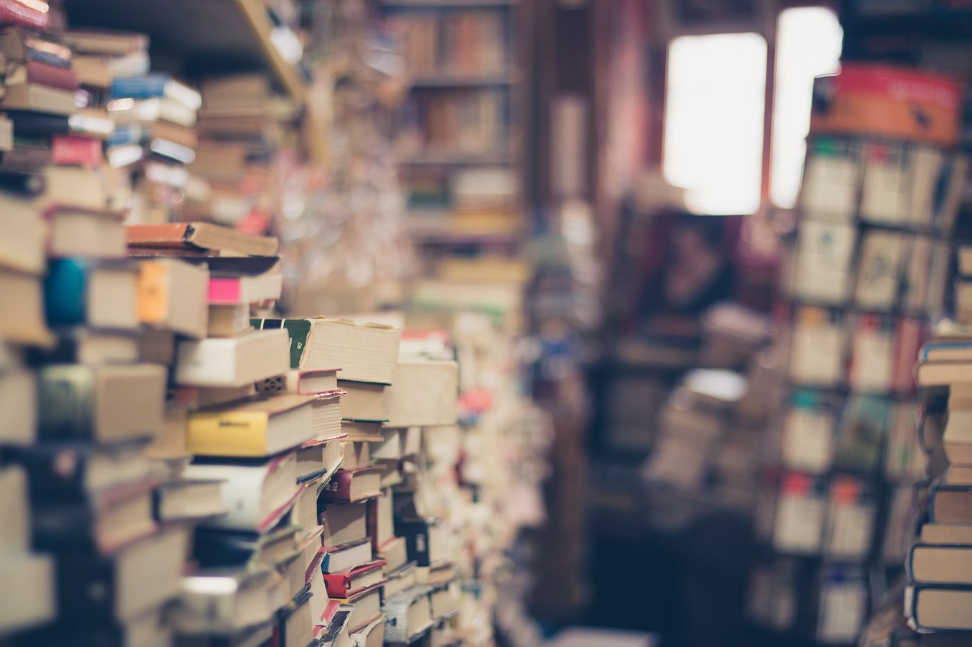The interior of a cosy bookshop