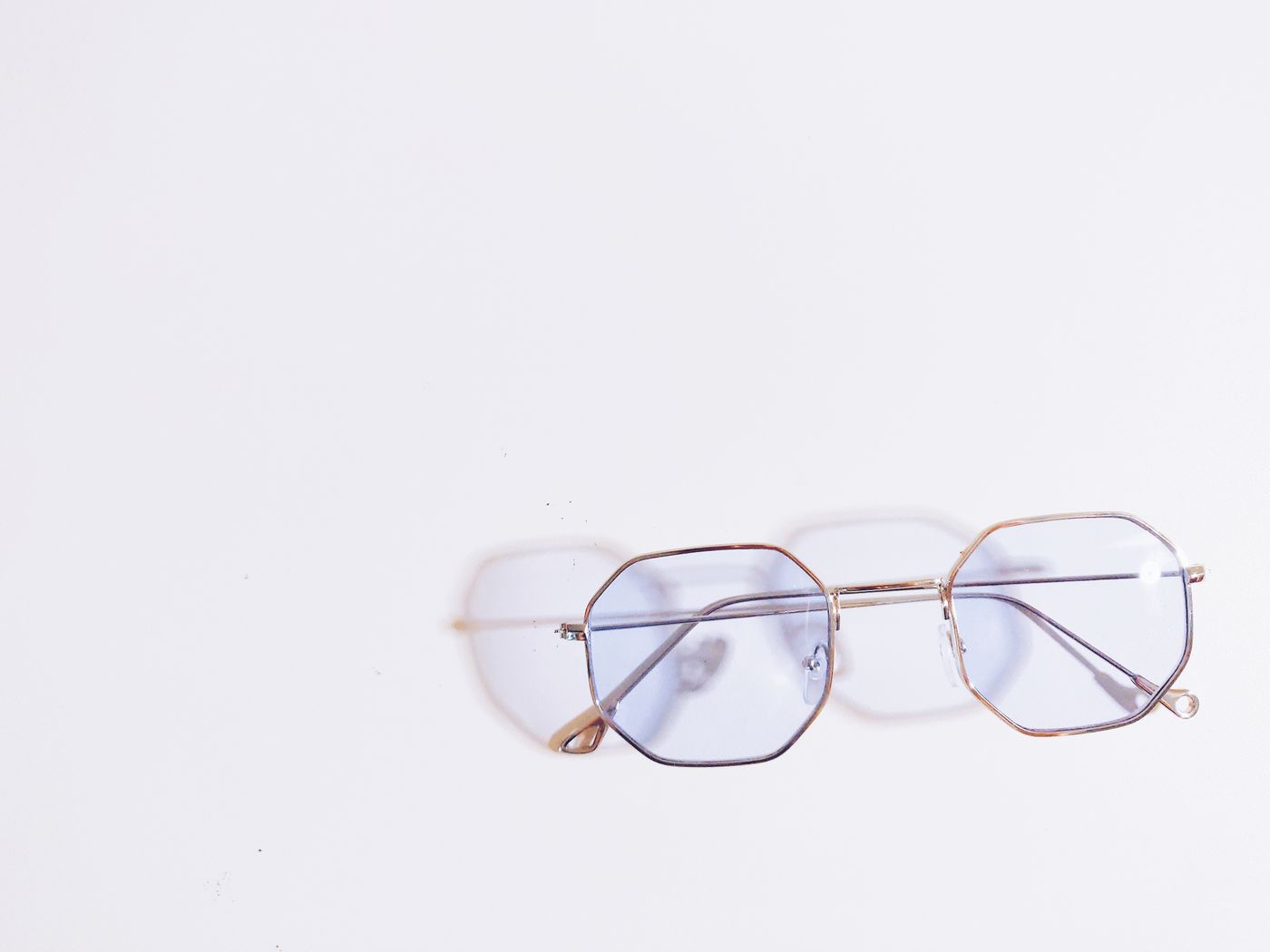 A pair of eyeglasses